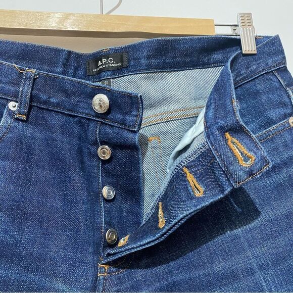 A.P.C Petit New Standard Straight Cut Cotton Jeans - Picture 5 of 5